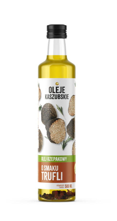 Olej Kaszubski rzepakowy rafinowany trufla 500ml Olej Kaszubski rzepakowy rafinowany trufla 500ml