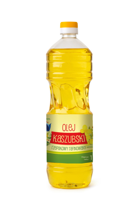Olej kaszubski rzepakowy rafnowany 1L Olej kaszubski rzepakowy rafnowany 1L