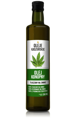 Olej konopny tłoczony na zimno 250ml