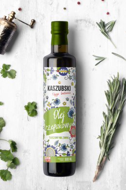 Olej rzepakowy tłoczony na zimno 500ml edycja limitowana