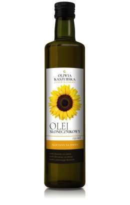 Olej słonecznikowy tłoczony na zimno 250 ml